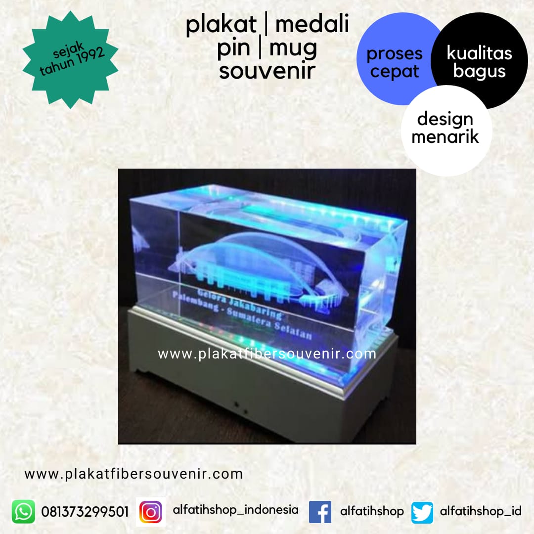 Plakat Crystal stadion Jakabaring Sumsel