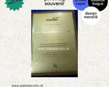 Plakat Kayu Ucapan Terima Kasih