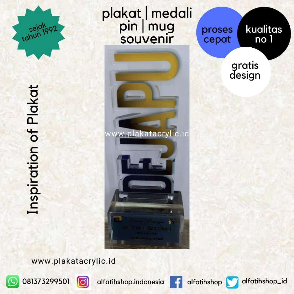 Plakat Fiber Jakarta