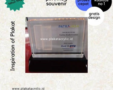 Plakat Crystal 3 Dimensi PT. Pertamina