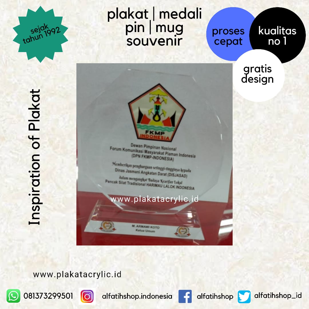 Plakat Akrilik 1 cm