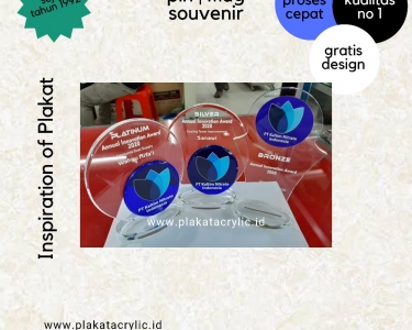 3 Contoh Plakat Akrilik Untuk Annual Award