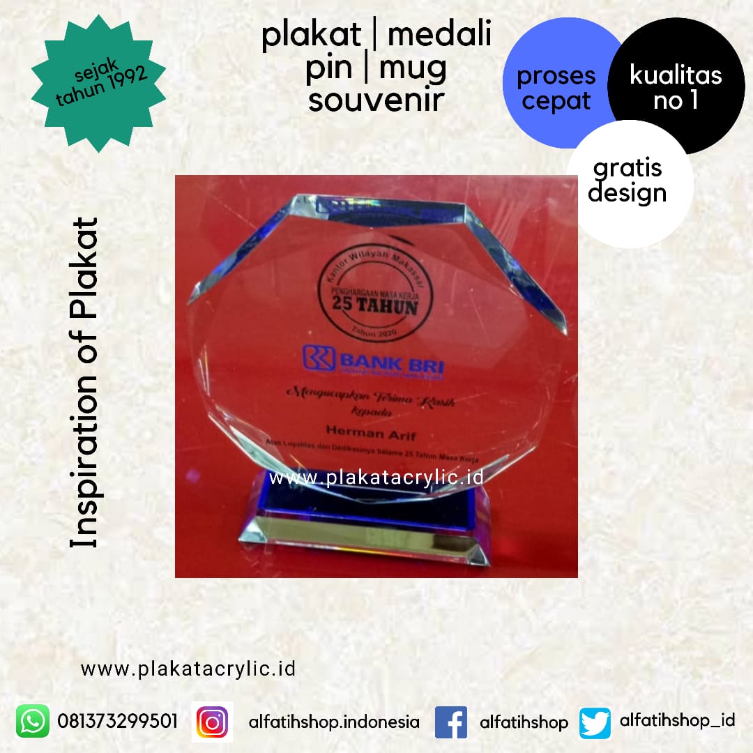Plakat Akrilik Makasar