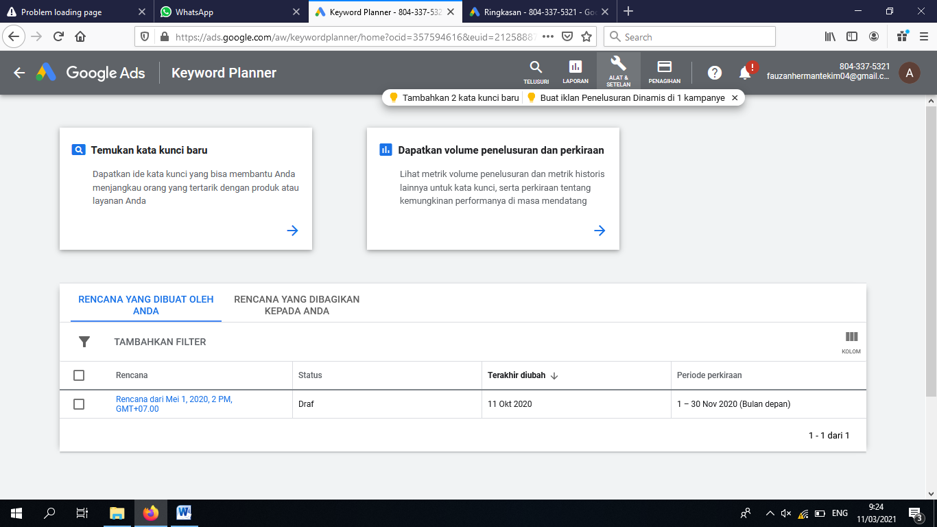 Keyword Planner