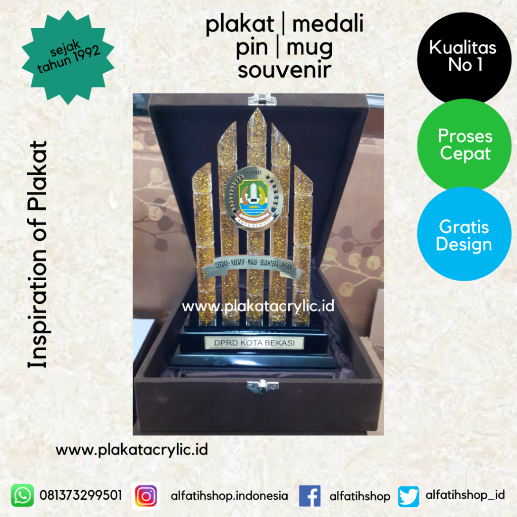 Plakat Fiber DPRD Kota Bekasi