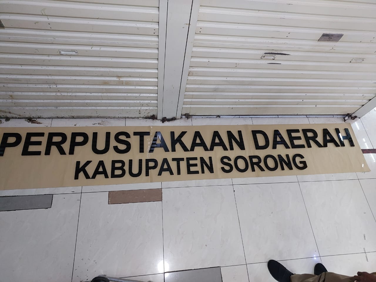 Merk Instansi Perpustakaan Sorong