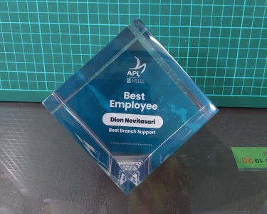 Plakat Fiber Best Employee