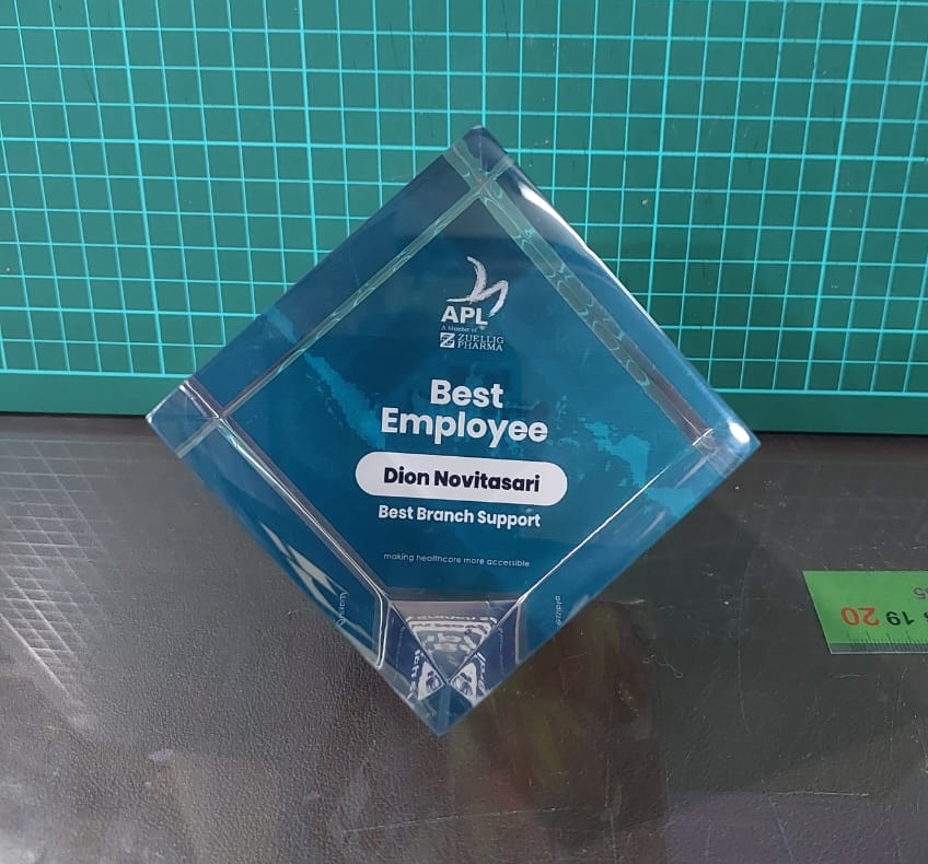 Plakat Fiber Best Employee