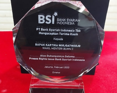 Plakat Kristal 2D Wakil Menteri BUMN II