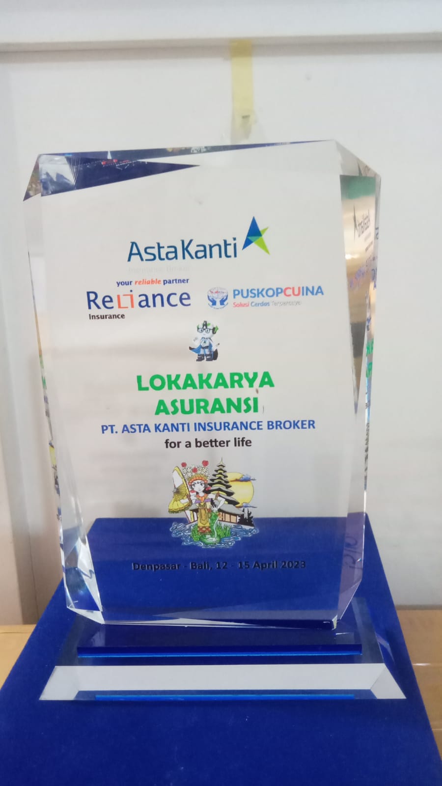 Plakat Lokakarya Asuransi Asta Kanti