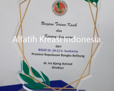 Plakat Akrilik RSUD Soekarno