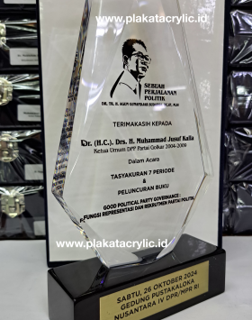 Plakat Akrilik Wapres ke 10 dan 12 Yusuf Kalla