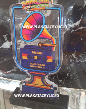 Plakat Akrilik PT. PUSRI Palembang SRINOVA