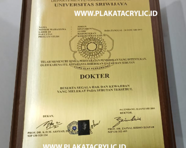 Plakat Kayu Ijazah