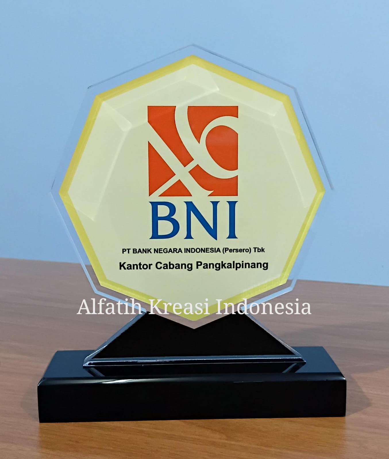 Plakat Akrilik Bank BNI