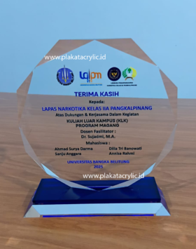 Plakat Akrilik UBB Kuliah Luar Kampus