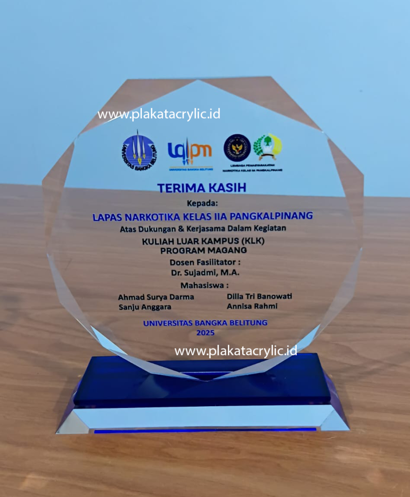 Plakat Akrilik UBB Kuliah Luar Kampus
